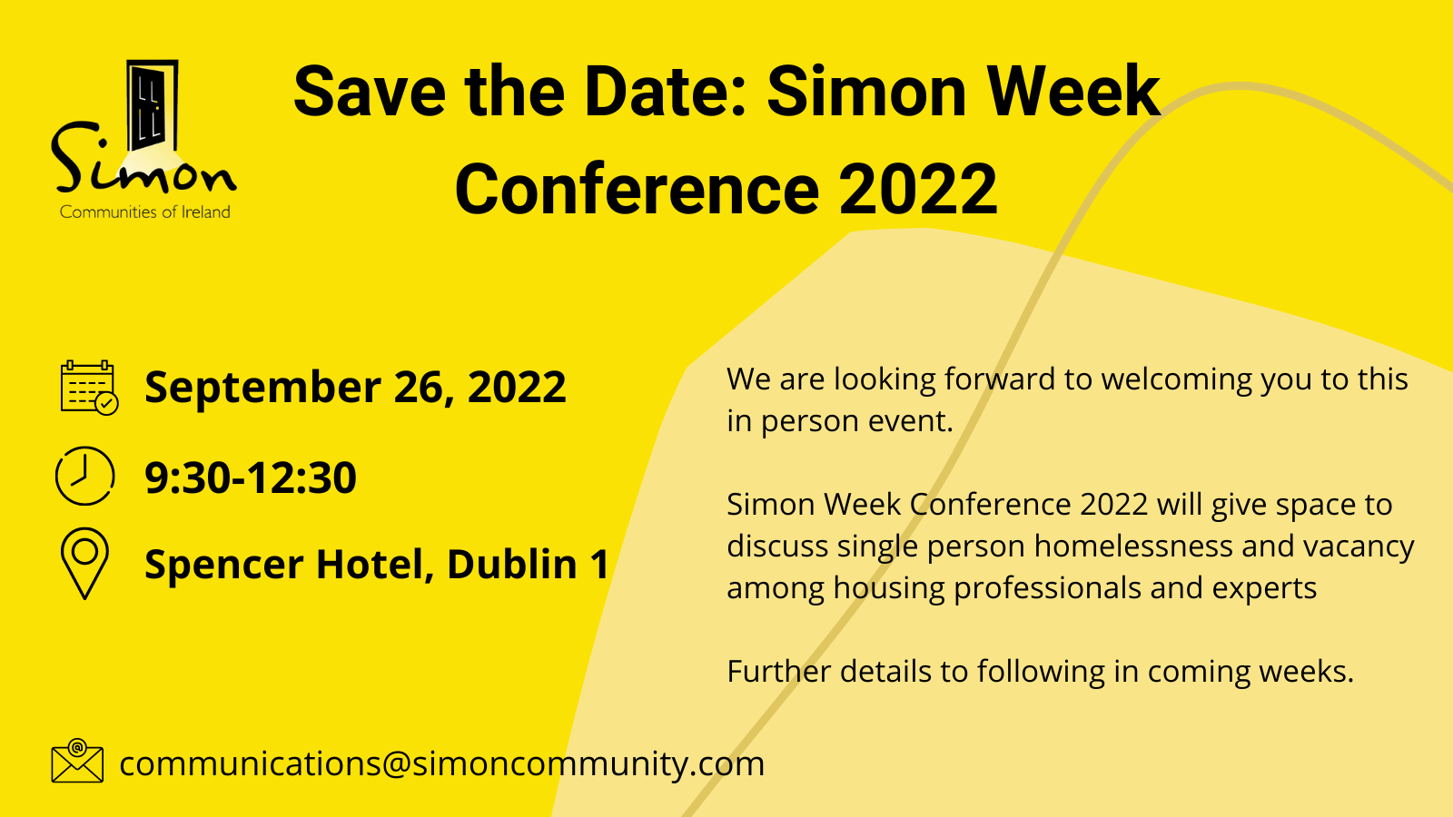 Ending Homelesness in Ireland Simon Communities in Ireland
